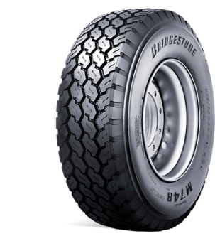 Neumaticos BRIDGESTONE 385/65 R22.5 164G TL M748 EVO trailer Mixte rte/cha D-B-2 385/65 R22.5 164G TL M748 EVO trailer Mixte rte/cha D-B-2