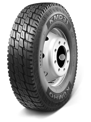 Neumaticos KUMHO 13R22.5 156/150K 18PR TL KMD31 drive Mixte rte/cha 13R22.5 156/150K 18PR TL KMD31 drive Mixte rte/cha