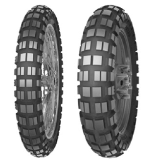90/90 B21 54T TL E-10 DAKAR YELLOW STRIPE
